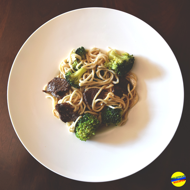 Lo Mein with Beef and Broccoli Recipe