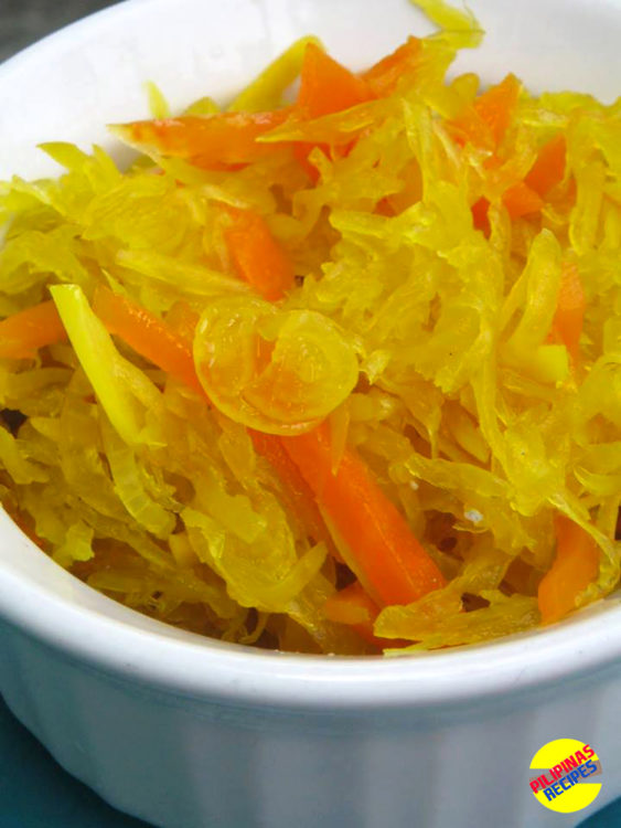 Atsara Recipe (Pickled Green Papaya) - Pilipinas Recipes