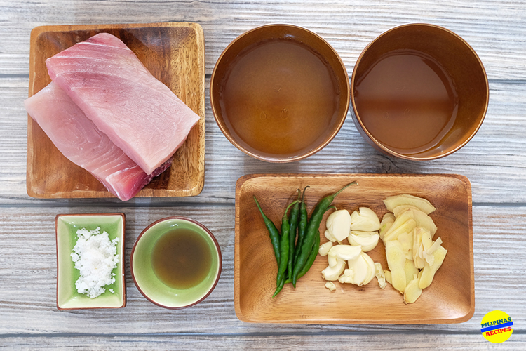 Mahi-Mahi Paksiw Ingredients