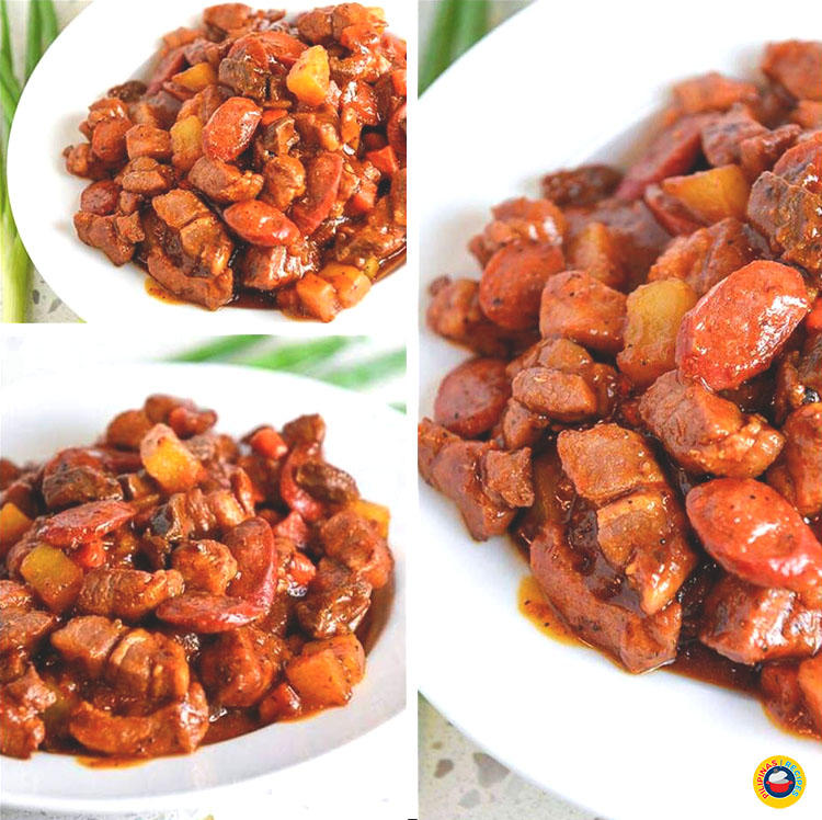 Pork Menudo Recipe (Menudong Baboy) - Pilipinas Recipes