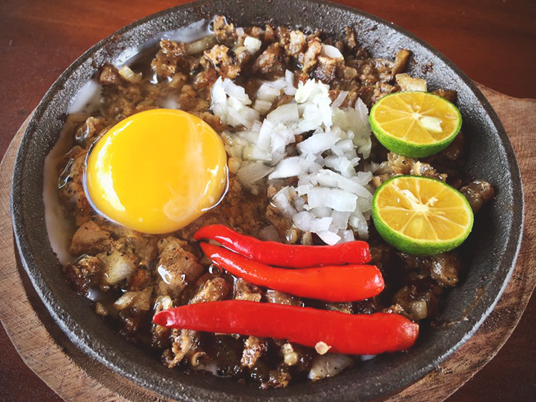 sisig with egg