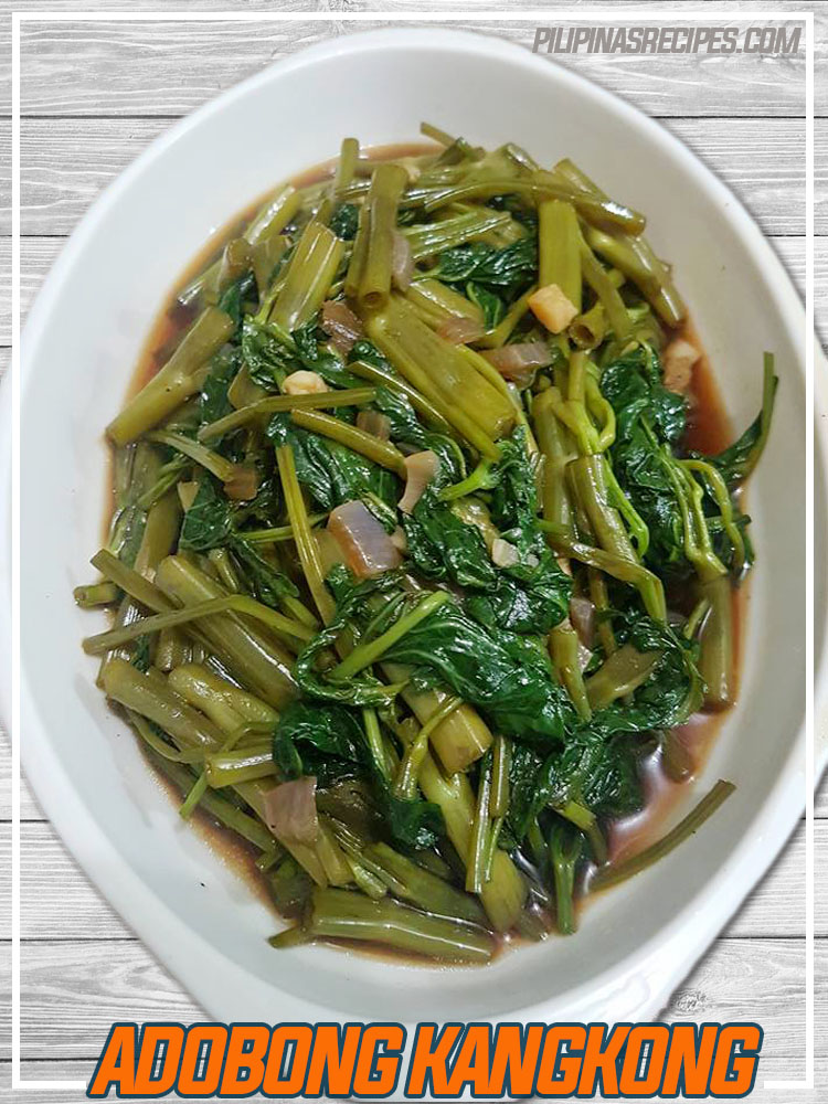 Adobong Kangkong Recipe - Pilipinas Recipes