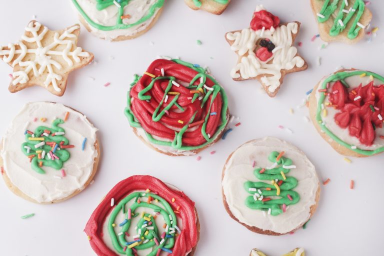Sugar cookies with frosting