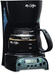 Mr. Coffee 4-Cup Programmable Coffee Maker, (DRX5-RB)